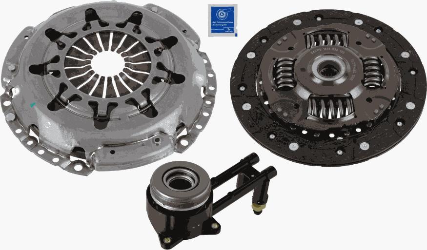 SACHS 3000 990 493 - Kit frizione www.autoricambit.com