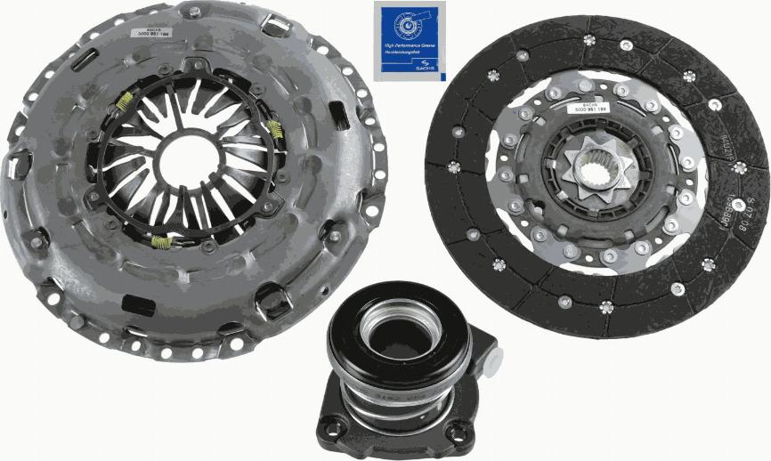 SACHS 3000 990 163 - Kit frizione www.autoricambit.com