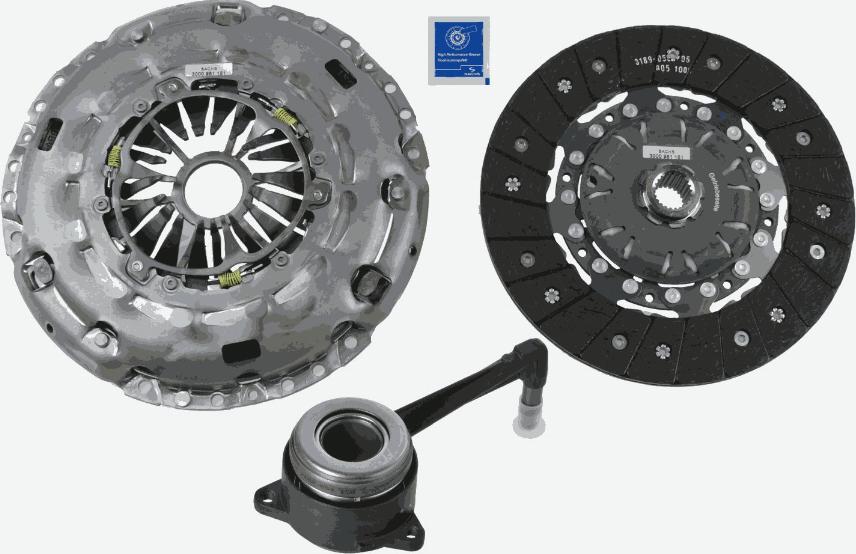 SACHS 3000 990 248 - Kit frizione www.autoricambit.com