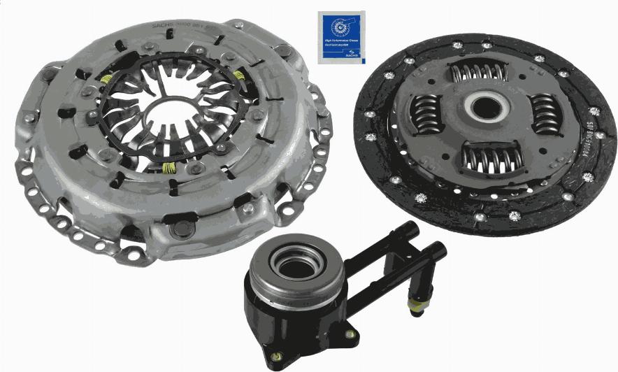 SACHS 3000 990 225 - Kit frizione www.autoricambit.com