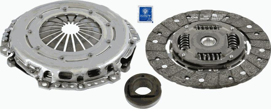 SACHS 3000 950 061 - Kit frizione www.autoricambit.com