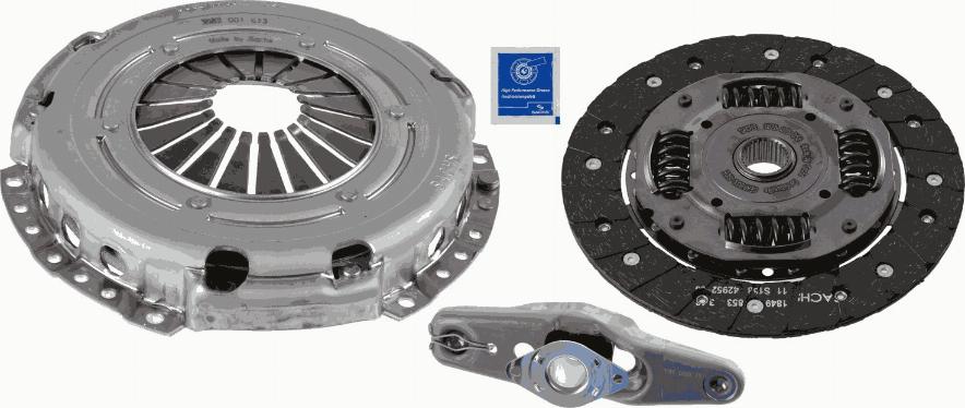 SACHS 3000 950 100 - Kit frizione www.autoricambit.com