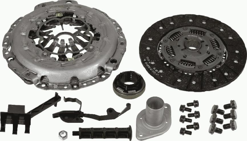 SACHS 3000 950 751 - Kit frizione www.autoricambit.com