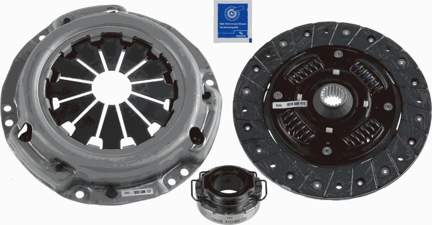 SACHS 3000 951 418 - Kit frizione www.autoricambit.com