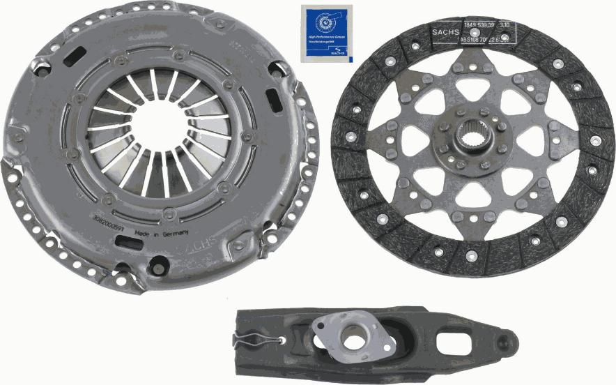 SACHS 3 000 951 042 - Kit frizione www.autoricambit.com