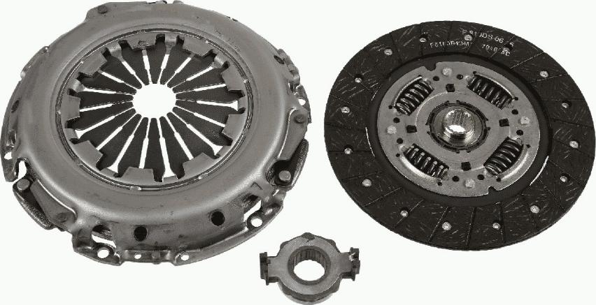 SACHS 3 000 951 276 - Kit frizione www.autoricambit.com