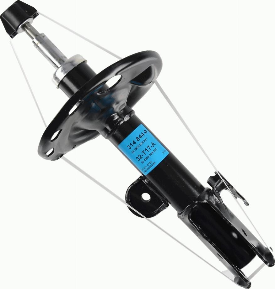 SACHS 314 844 - Ammortizzatore www.autoricambit.com