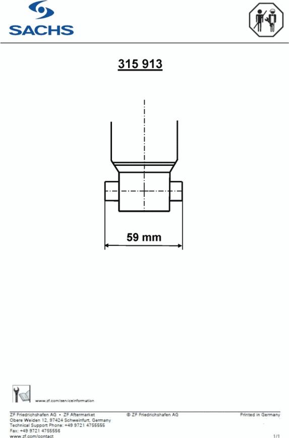 SACHS 315 913 - Ammortizzatore www.autoricambit.com