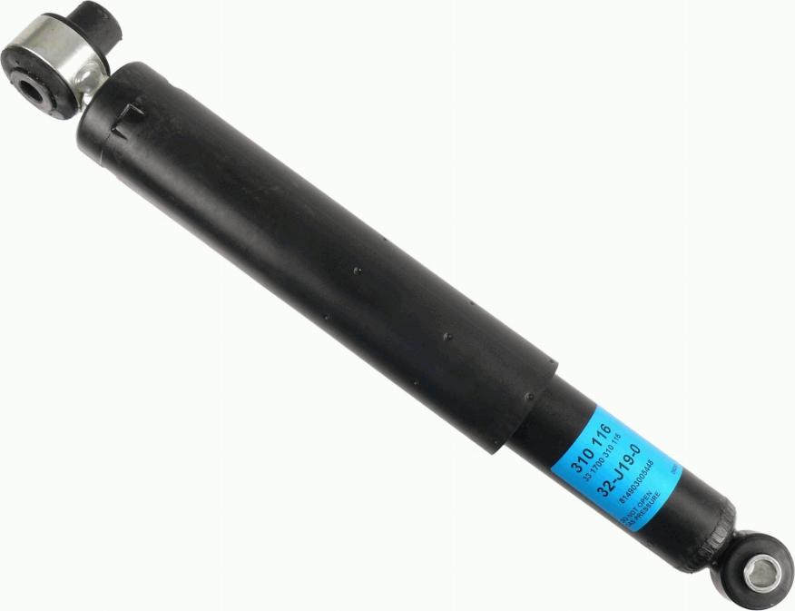 SACHS 310 116 - Ammortizzatore www.autoricambit.com