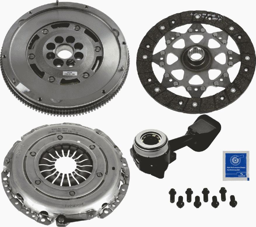 SACHS 2290 601 095 - Kit frizione www.autoricambit.com