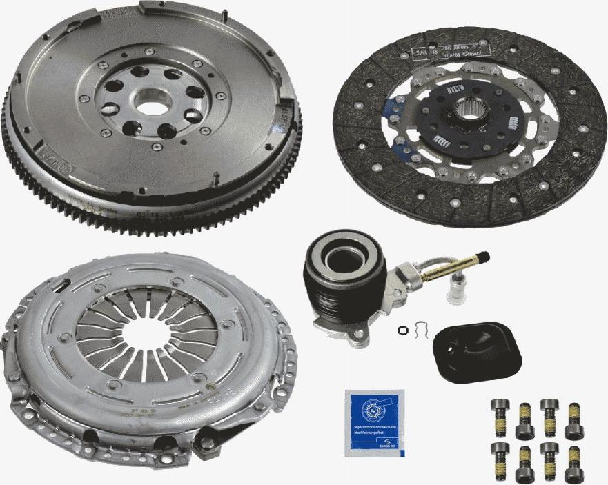 SACHS 2290 601 075 - Kit frizione www.autoricambit.com