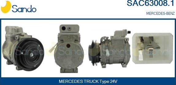 Sando SAC63008.1 - Compressore, Climatizzatore www.autoricambit.com