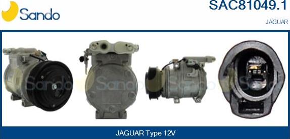 Sando SAC81049.1 - Compressore, Climatizzatore www.autoricambit.com