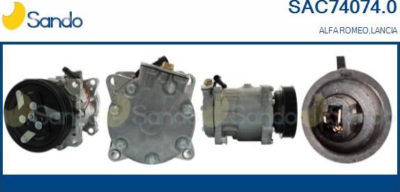 Sando SAC74074.0 - Compressore, Climatizzatore www.autoricambit.com