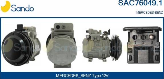 Sando SAC76049.1 - Compressore, Climatizzatore www.autoricambit.com