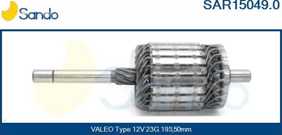 Sando SAR15049.0 - Ancorina, Starter www.autoricambit.com