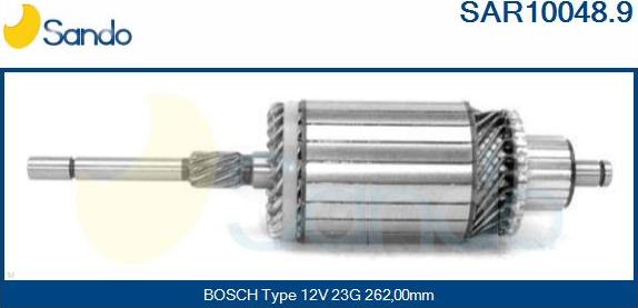 Sando SAR10048.9 - Ancorina, Starter www.autoricambit.com