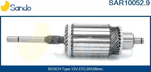 Sando SAR10052.9 - Ancorina, Starter www.autoricambit.com