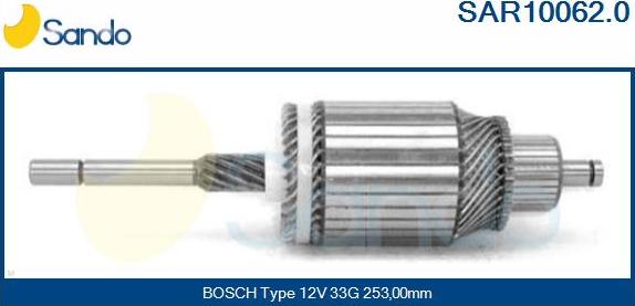 Sando SAR10062.0 - Ancorina, Starter www.autoricambit.com