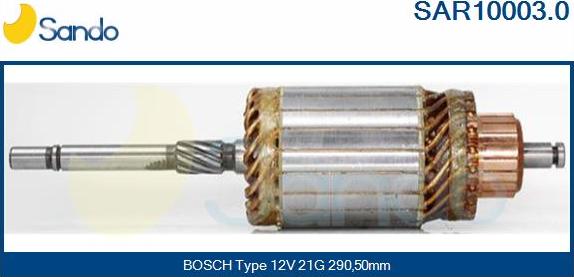 Sando SAR10003.0 - Ancorina, Starter www.autoricambit.com