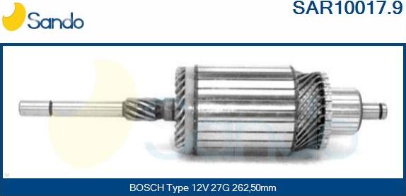 Sando SAR10017.9 - Ancorina, Starter www.autoricambit.com