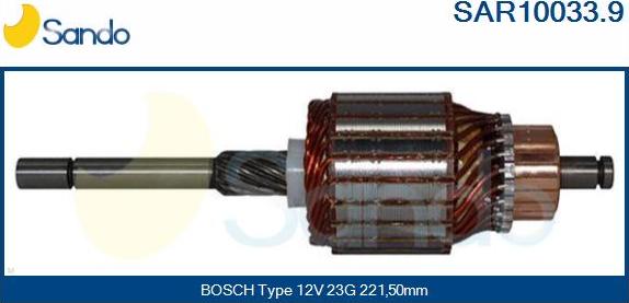 Sando SAR10033.9 - Ancorina, Starter www.autoricambit.com