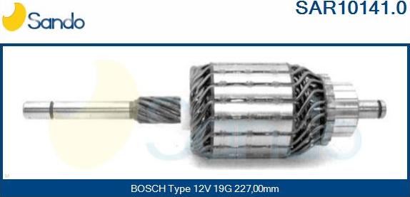 Sando SAR10141.0 - Ancorina, Starter www.autoricambit.com