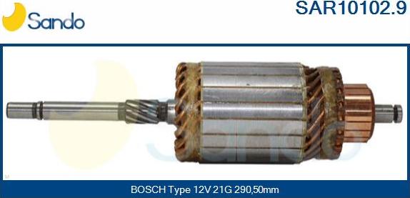 Sando SAR10102.9 - Ancorina, Starter www.autoricambit.com