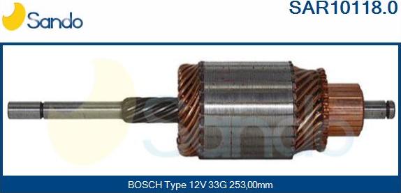 Sando SAR10118.0 - Ancorina, Starter www.autoricambit.com