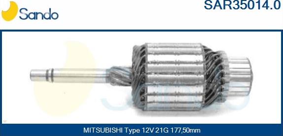 Sando SAR35014.0 - Ancorina, Starter www.autoricambit.com