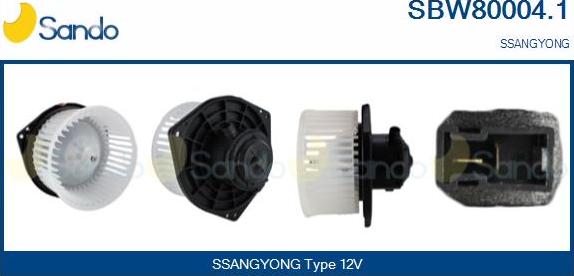 Sando SBW80004.1 - Ventilatore abitacolo www.autoricambit.com