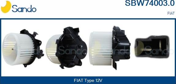 Sando SBW74003.0 - Ventilatore abitacolo www.autoricambit.com