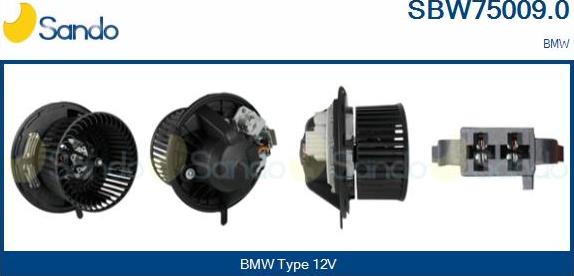 Sando SBW75009.0 - Ventilatore abitacolo www.autoricambit.com