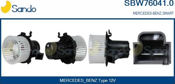 Sando SBW76041.0 - Ventilatore abitacolo www.autoricambit.com