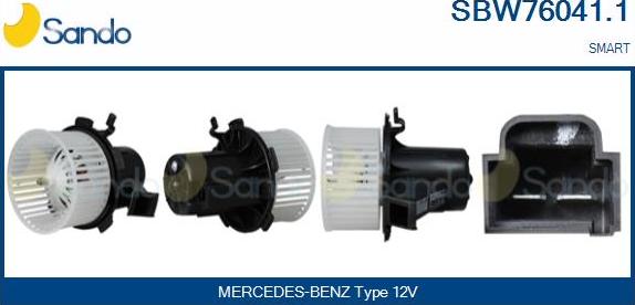 Sando SBW76041.1 - Ventilatore abitacolo www.autoricambit.com