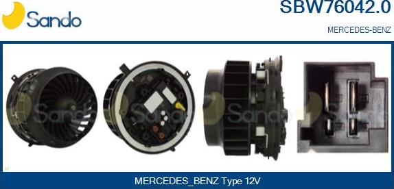 Sando SBW76042.0 - Ventilatore abitacolo www.autoricambit.com