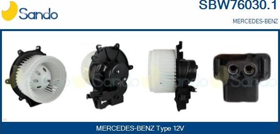 Sando SBW76030.1 - Ventilatore abitacolo www.autoricambit.com