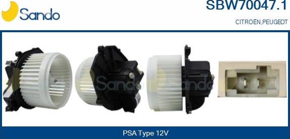 Sando SBW70047.1 - Ventilatore abitacolo www.autoricambit.com