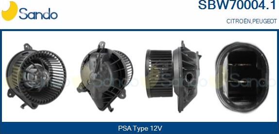 Sando SBW70004.1 - Ventilatore abitacolo www.autoricambit.com