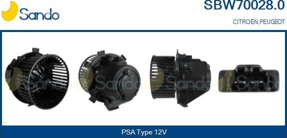 Sando SBW70028.0 - Ventilatore abitacolo www.autoricambit.com