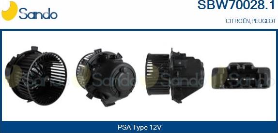 Sando SBW70028.1 - Ventilatore abitacolo www.autoricambit.com