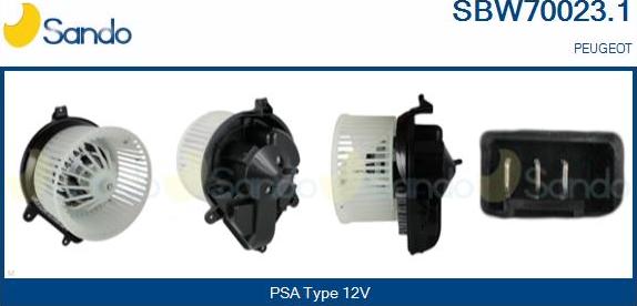 Sando SBW70023.1 - Ventilatore abitacolo www.autoricambit.com