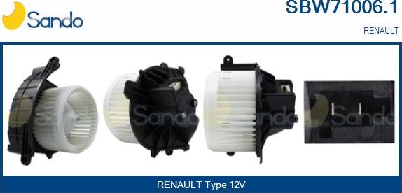 Sando SBW71006.1 - Ventilatore abitacolo www.autoricambit.com