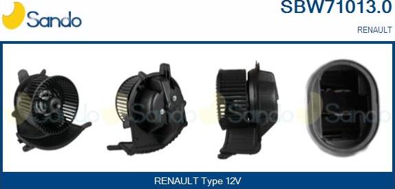 Sando SBW71013.0 - Ventilatore abitacolo www.autoricambit.com