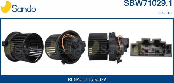 Sando SBW71029.1 - Ventilatore abitacolo www.autoricambit.com