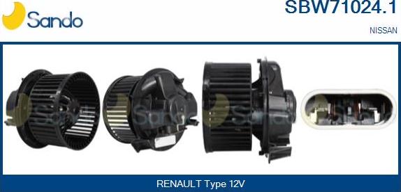 Sando SBW71024.1 - Ventilatore abitacolo www.autoricambit.com