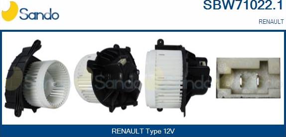 Sando SBW71022.1 - Ventilatore abitacolo www.autoricambit.com