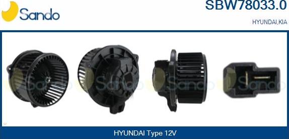 Sando SBW78033.0 - Ventilatore abitacolo www.autoricambit.com