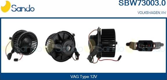 Sando SBW73003.0 - Ventilatore abitacolo www.autoricambit.com