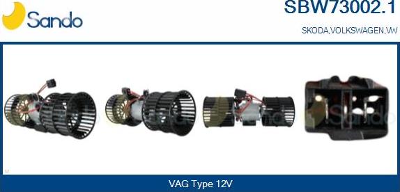 Sando SBW73002.1 - Ventilatore abitacolo www.autoricambit.com